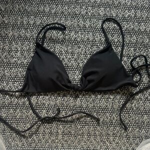 Women's volcom Black Triangle Bikini Top